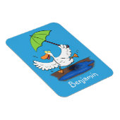 Sonnendute mit Schirm tanzender Cartoon Magnet (Rechte Seite)