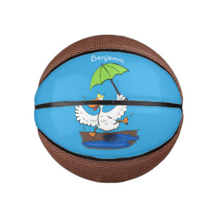 Sonnendute mit Schirm tanzender Cartoon Mini Basketball