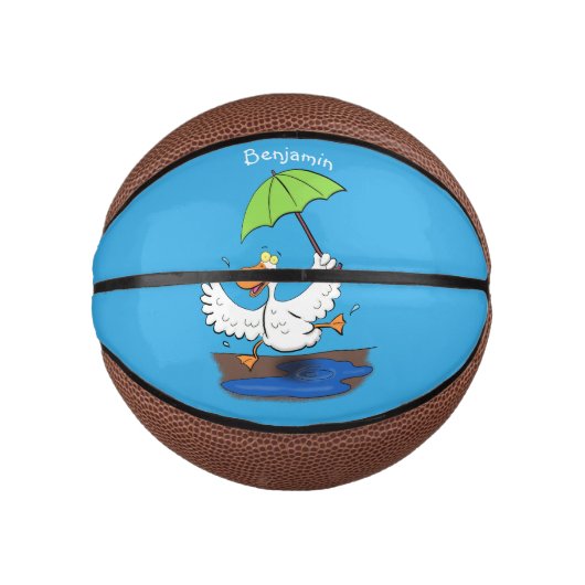 Sonnendute mit Schirm tanzender Cartoon Mini Basketball (Vorderseite)