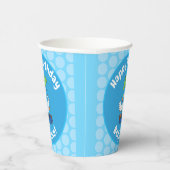 Sonnendute mit Schirm tanzender Cartoon Pappbecher (Rechts)