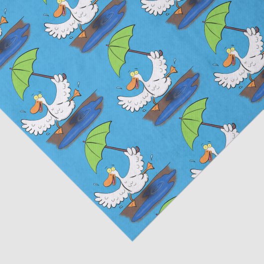 Sonnendute mit Schirm tanzender Cartoon Seidenpapier (Ausschnitt)