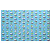 Sonnendute mit Schirm tanzender Cartoon Stoff (Fat Quarter (45,7 x 55,9 cm))