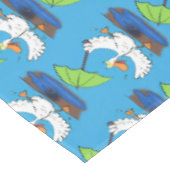 Sonnendute mit Schirm tanzender Cartoon Tischdecke (Schrägansicht)