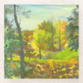 Sonneneinbruch Glasuntersetzer (Vorderseite)