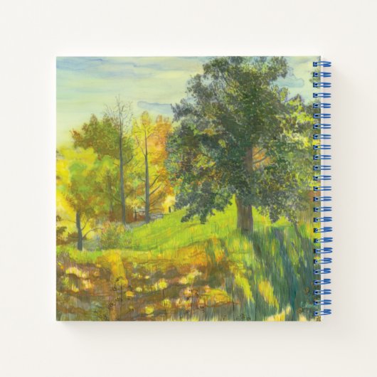 Sonneneinbruch Notizbuch (Rückseite)