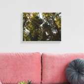 Sonneneinstrahlung durch die Bäume Leinwanddruck (Insitu (Wohnzimmer))