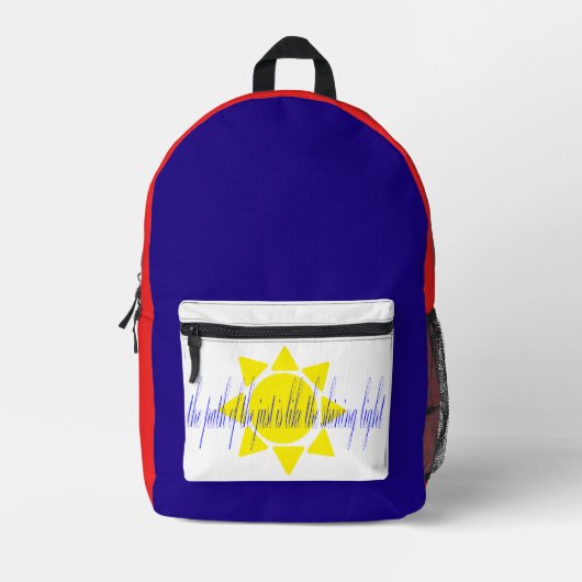 Sonneneinstrahlung Rucksack (Vorderseite)