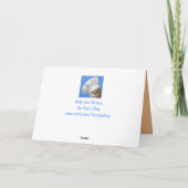 Sonnenelett, Kürbiskröte, Sonnenblume, Halloween Karte (Rückseite)