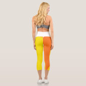 Sonnenenergie: Belebende Strahlung Capri Leggings (Rückseite)