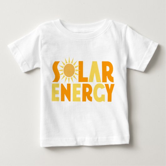 Sonnenenergie-Geschenk-T - Shirt (Vorderseite)