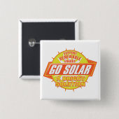 Sonnenenergie-Lösung Button (Vorne & Hinten)