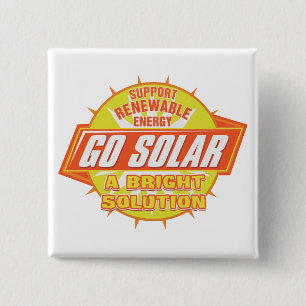 Sonnenenergie-Lösung Button