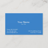 Sonnenenergie Visitenkarte (Rückseite)