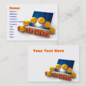 Sonnenenergie-Visitenkarte Visitenkarte (Vorne/Hinten)