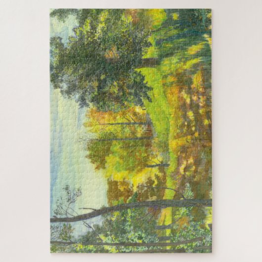 Sonnenfallmalerei Wasserfarbe Puzzle (Vertikal)