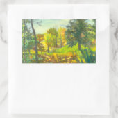 Sonnenfallmalerei Wasserfarbe Rechteckiger Aufkleber (Tasche)