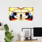 Sonnenfarbe Poster (Heimbüro)