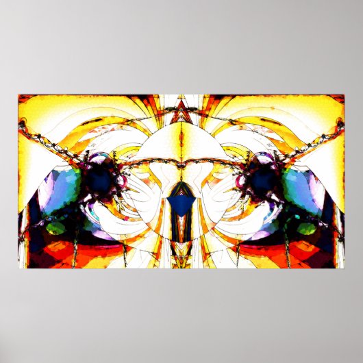 Sonnenfarbe Poster (Vorne)