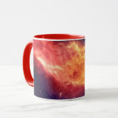 Sonnenfeuer durch das Universum Tasse (Vorderseite Links)