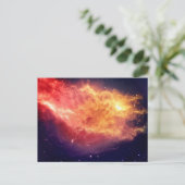 Sonnenfeuer quer durch den Kosmos Postkarte (Stehend Vorderseite)