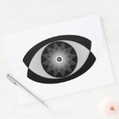 Sonnenfeuerhalter Ovaler Aufkleber (Umschlag)