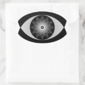 Sonnenfeuerhalter Ovaler Aufkleber (Tasche)