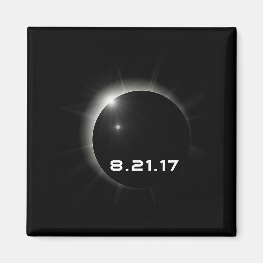 Sonnenfinsternis 2017 magnet (Vorne)