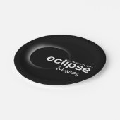 Sonnenfinsternis 2017 pappteller (Schrägansicht)