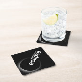 Sonnenfinsternis 2017 rechteckiger pappuntersetzer (Vor Ort)