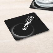 Sonnenfinsternis 2017 rechteckiger pappuntersetzer (angewinkelt)