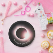 Sonnenfinsternis 2024, 8. April Pappteller (Party)