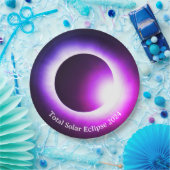 Sonnenfinsternis 2024, 8. April Pappteller (Party)