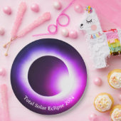 Sonnenfinsternis 2024, 8. April Pappteller (Party)