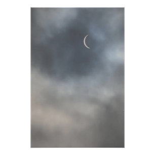 Sonnenfinsternis 2024 Weltraum Astronomie modern M Poster
