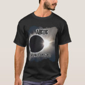 Sonnenfinsternis 2026 Arktis T-Shirt (Vorderseite)