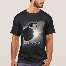 Sonnenfinsternis 2026 Arktis T-Shirt