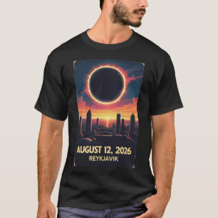 Sonnenfinsternis 2026 Island Shirt Reykjavik Grupp