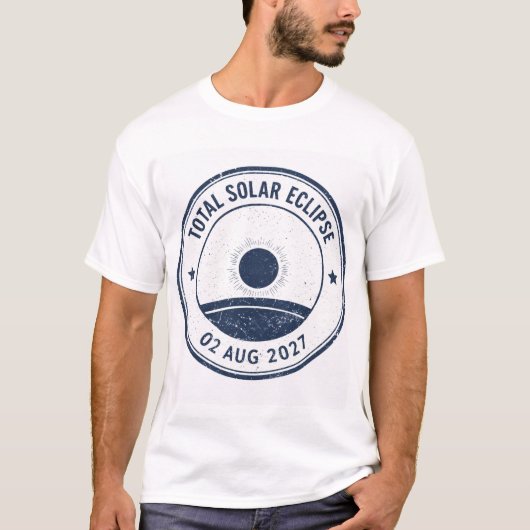 Sonnenfinsternis 2. August 2027 T-Shirt (Vorderseite)