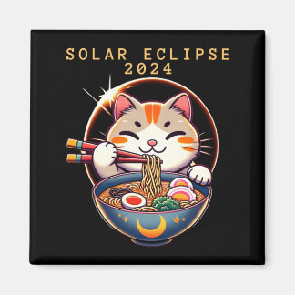 Sonnenfinsternis 8. April 2024 Astronomie Kawaii K Magnet