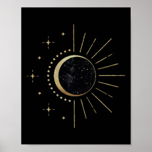 Sonnenfinsternis Amerikanische Gesamtsonnenfinster Poster