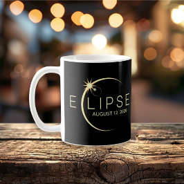 Sonnenfinsternis Astronomie Ereignis 2026 Kaffeetasse