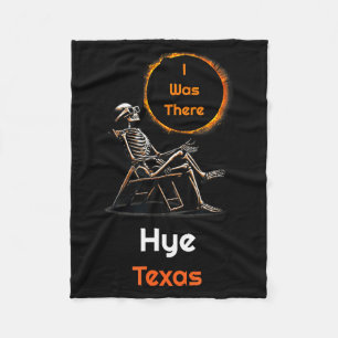 Sonnenfinsternis Hye Texas Da Illustration Fleecedecke