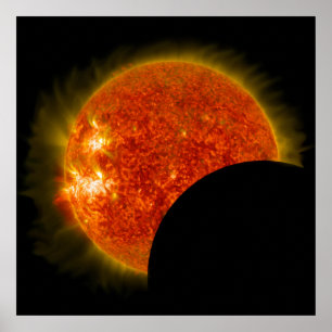 Sonnenfinsternis im Gange Poster