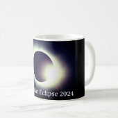 Sonnenfinsternis insgesamt 2024 kaffeetasse (VorderseiteRechts)