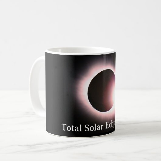 Sonnenfinsternis insgesamt 2024 kaffeetasse (Vorderseite Links)