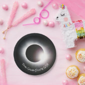 Sonnenfinsternis insgesamt 2024 pappteller (Party)