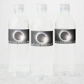 Sonnenfinsternis insgesamt 2024 wasserflaschenetikett (Flaschen)