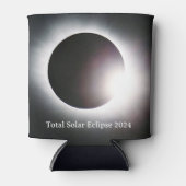 Sonnenfinsternis insgesamt 8. April 2024 Dosenkühler (Vorderseite)