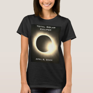 Sonnenfinsternis insgesamt, 8. April 2024 T-Shirt
