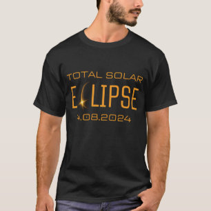 Sonnenfinsternis insgesamt, 8. April 2024 T-Shirt
